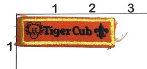 Tiger Cubs Patch BSA Boy Scouts America Uniform Orange Yellow Embroidered - Picture 1 of 1