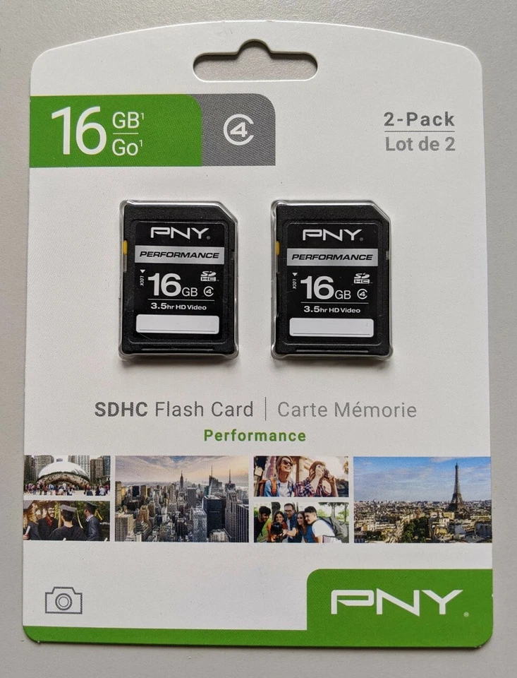 16GB SD Memory Card SDHC Card Slot 3.5 Hour HD Video Brand New Free Shipping - Image 1 of 4