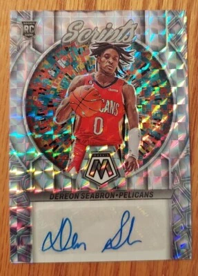 2022-23 Mosaic Scripts Dereon Seaborn RC - Image 1 of 2