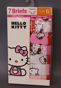 Girls' Hello Kitty 7pk Briefs - 6 - Picture 1 of 5