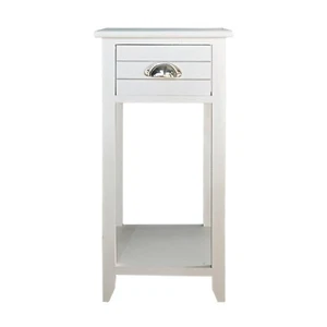 Beistelltisch Mia Landhaus Weiß Nachttisch Blumenhocker Telefontisch HTI-Living - Bild 1 von 3