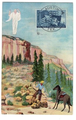 #938 Texas Statehood Centennial FDC 1945 -  Larsen Postcard PentArts - Image 1 of 2