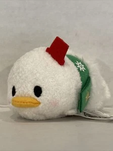 Donald Duck Weihnachten Urlaub aus Disney Store Tsum Tsum Plüsch 3,5 Zoll - Bild 1 von 12