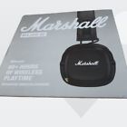 MARSHALL MAJOR IV WIRELESS BLUETOOTH 5.0 ON-EAR FOLDABLE HEADPHONES BLACK~