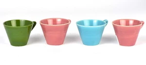 ​Tazas de té HLC Homer Laughn China Company Arlequín colores asst - Imagen 1 de 5