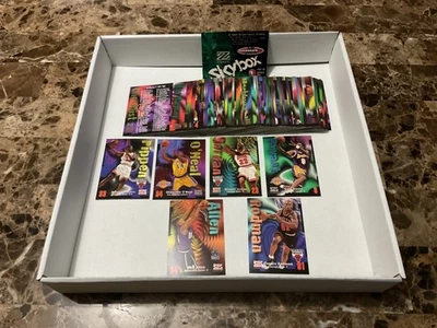 1997-98 SkyBox Z-Force Series 1 conjunto completo 1-110 Kobe Jordan Iverson Shaq ++ - Imagem 1 de 4