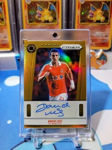 2025 Prizm FIFA Club World Cup DAVID LUIZ /10 Gold Prizm Auto *CLEAN* - Picture 1 of 6