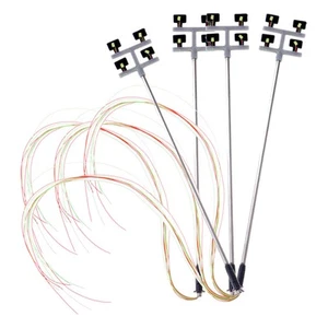 4 Stück HO Scale Model Lighting Tower, Tower Lights Model Lights Layout7717 - Bild 1 von 9