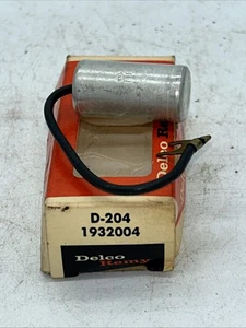 Condensador De Colección General Motors Delco Remy No. D-204 D204 1932004 NOS - Imagen 1 de 5