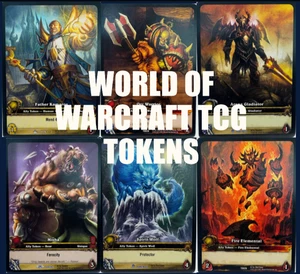 World of Warcraft TCG Token Cards (Sorted Alphabetically) - You Pick - Picture 1 of 47