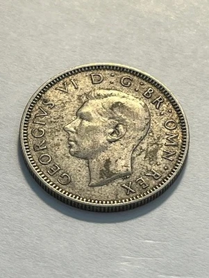 1940 Great Britain 1 Shilling/Scottish Crest/Silver VF #16675-2 - Image 1 of 2