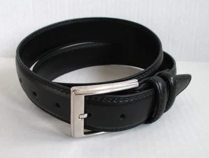 Mossy Oak Men's Size 32-34 Belt Black Genuine Bonded Leather - Picture 1 of 9