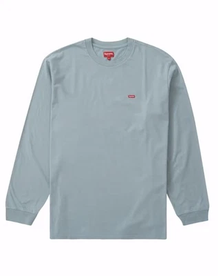 SUPREME SMALL BOX LOGO L/S TEE SS23/ SLATE SZ LARGE BRAND NEW - Image 1 of 4