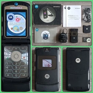 Motorola Razr V3 Collectors Mobile Phone (Unlocked). Boxed. *SEE DESCRIPTION* - Afbeelding 1 van 19