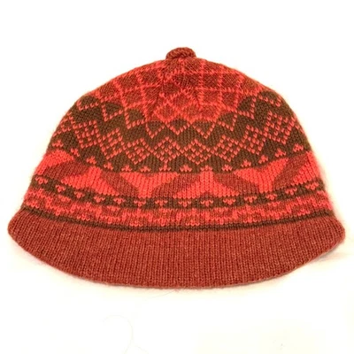 Gorro Pistil Con Ala Naranja Óxido Salmón Adulto Talla Única Esquí Invierno Tejido Foto 1 de 4