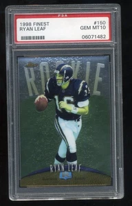 1998 Topps Finest - Rookie Ryan Leaf #150 (RC) - Bild 1 von 2