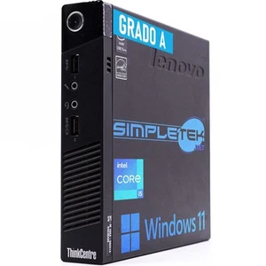 Mini Ordinateur Personnel Nuc Lenovo M93P Tiny i5 4570T Windows 11 Pro 8 Go SSD - Photo 1/5