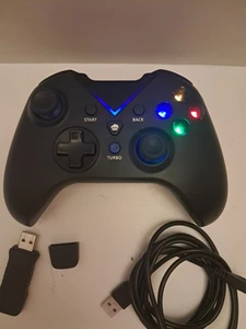 2.4G GINA Controller for X One Turbo Vibration Led Wireless W/Dongle Works! - Picture 1 of 5