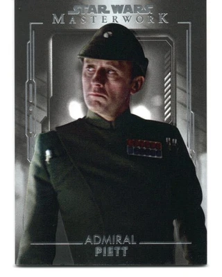 ADMIRAL PIETT / 2020 Topps Star Wars Masterwork BASE Trading Card #58 - Image 1 of 2