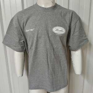Illicit Bloc M/L Company Stamp T-Shirt Grey Marl 300GSM 100% Cotton Boxy Fit - Picture 1 of 10