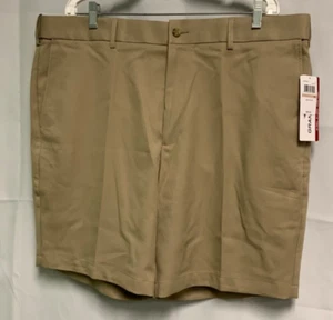 Men's Grand Slam Golf Shorts Sz 42 Khaki Stretch Waistband - Picture 1 of 4