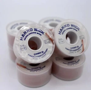 1X HAKKO White Light 87-4-30 Tin Absorption Wire Tin Absorption Tape 2.5mm * 30M - Picture 1 of 1