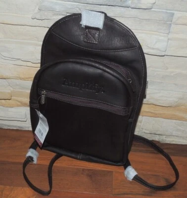 Mochila de cuero Piel # 3066 Adventurer Sling Bag mochila urbana para computadora portátil marrón Foto 1 de 4