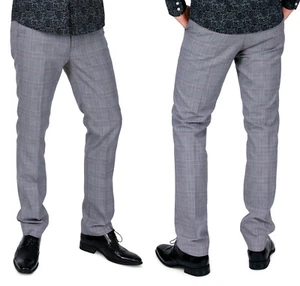 Relco Herren Prince of Wales Karo Sta Presshose Haltehose Golfhose - Bild 1 von 2