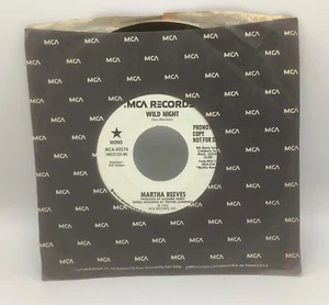Martha Reeves-Wild Night -1974 7” 45rpm Record-PROMO -MONO/STEREO VG+ - Picture 1 of 5