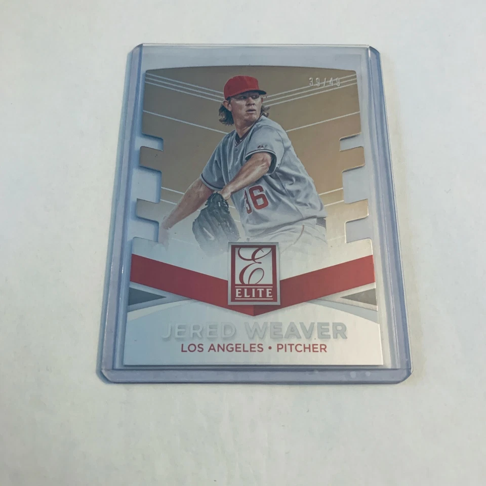 F91230 2015 Donruss Elite 插入状态金色 #13 Jered Weaver/49 天使 — 第 1/1 张图片