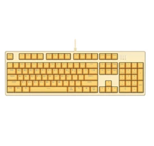ABKO K660S V2 Kyle Optical axis V2 Gaming Mechanical Keyboard Yellow - Picture 1 of 5