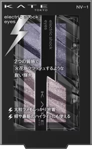 Kanebo KATE Electric Shock Eyes 2.0g NV-1 Midnight Thunder Unscented - Picture 1 of 7