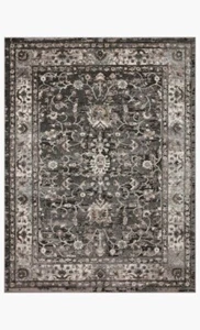 Loloi II Estelle Collection EST-02 Charcoal/Grey 5'-3" x 7'-8" Area Rug - Picture 1 of 6
