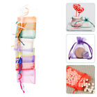  100 Pcs Cloth Bags Small Gift Jewelry Organza Drawstring Happy Candy