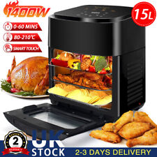 15L Air Fryer Digital Oven Preheat Oil Free Healthy Frying Food Cooker 3 Tiers