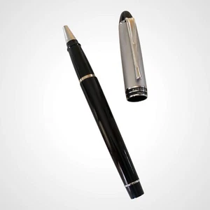 Penna Roller AURORA Ipsilon Metal Serbatoio Nero Cappuccio Metallo Satinato - Foto 1 di 6