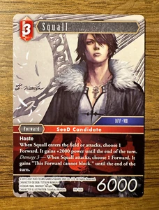 Final Fantasy TCG Promo Squall PR-108 Non-Foil Rare Trading Card FF8 FFVIII - Picture 1 of 1