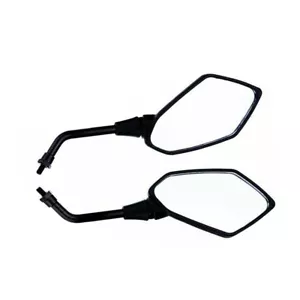 Rearview Side Mirrors Pair Adjustable Mirror Fits For Kawasaki Z1000 2003-2011 - Picture 1 of 12