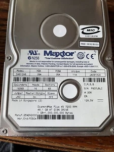 Maxtor DiamondMax Plus 45 7200 RPM46.1 GB AT DISK DRIVE Model 5461 0H6 - Picture 1 of 1