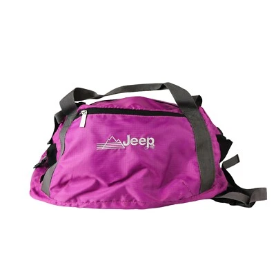 Bolso de Lona Jeep Equipo de Viaje Lona Gimnasio Tamaño Mediano PÚRPURA Correa para el Hombro Foto 1 de 4