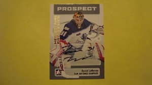 2006 07 ITG Heroes and Prospects A-DL David LeNeveu Autograph Card  