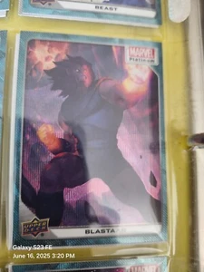 Marvel Platinum Trading Card Blue Surge Blastaar - Picture 1 of 1