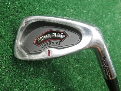 Golf MacGregor Power Plus Oversize 8 Iron Golf Club Stiff Steel Shaft Pro Grip - Image 1 of 4