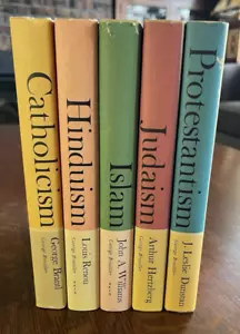 Great Religions of Modern Man 5 Volume Books Hardcover Lot 1962 - Picture 1 of 9