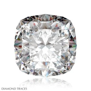 2.01ct H-VS1 Ideal Pol. Square Cushion AGI 100% Genuine Diamond 7.41x6.97x4.64mm - Picture 1 of 4