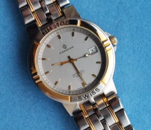 Automatic Watch CANDINO NAVAL HERO m.2824-2 25 Jewels SERVICED SWISS MADE 1990's - Picture 1 of 24