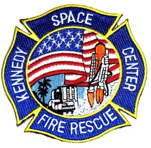 CENTRO ESPACIAL KENNEDY - RESCATE DE BOMBEROS - FLORIDA Parche contra incendios EMS Rescate Seguridad Pública - Imagen 1 de 1