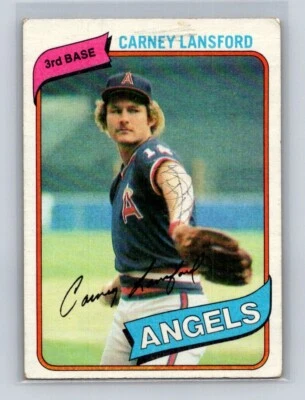 1980 Topps #337 Carney Lansford California Angels - Image 1 of 2