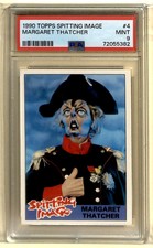 1990 Topps Spitting Image Margaret Thatcher PSA 9 #4