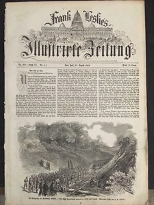 Petersburg VA Explosion Battle of Crater 1864 Civil War-Illustrirte Zeitung - Picture 1 of 10